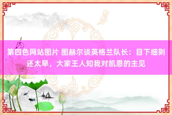 第四色网站图片 图赫尔谈英格兰队长：目下细则还太早，大家王人知我对凯恩的主见